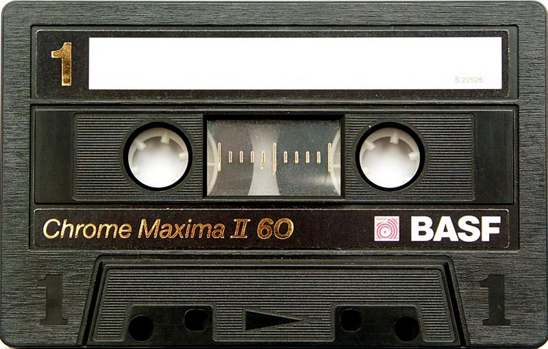 Compact Cassette BASF Chrome Maxima II 60 Type II Chrome 1988 Europe