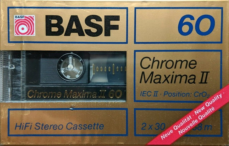 Compact Cassette: BASF  - Chrome Maxima II 60