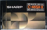 Compact Cassette Sharp SX 46 Type II Chrome 1979 Worldwide