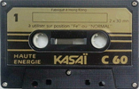 Compact Cassette Kasai 60 Type I Normal 1979 Hong Kong