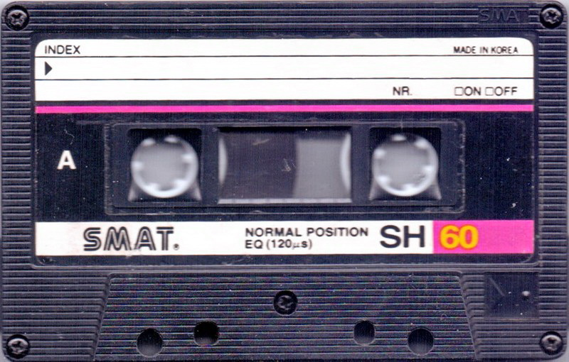 Compact Cassette Smat 60 Type I Normal 1984 South Korea
