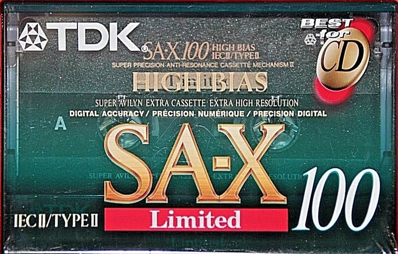 Compact Cassette: TDK  - SA-X 100