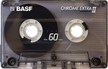 Compact Cassette BASF Chrome Extra II 60 Type II Chrome 1991 Europe
