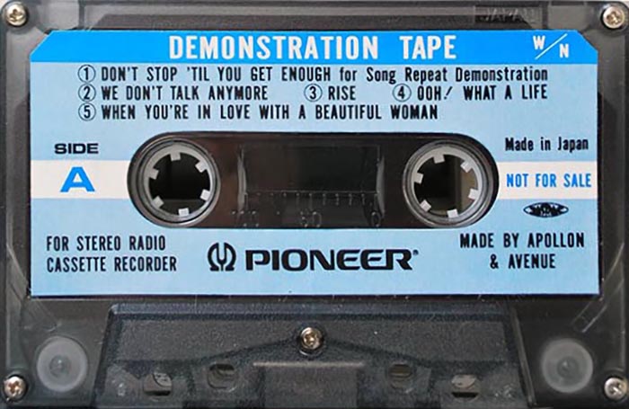 Compact Cassette Pioneer Demonstration Tape 1978 Japan
