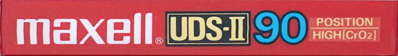 Compact Cassette Maxell UDS 90 "UDS-II" Type II Chrome 1985 USA