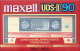 Compact Cassette Maxell UDS 90 "UDS-II" Type II Chrome 1985 USA