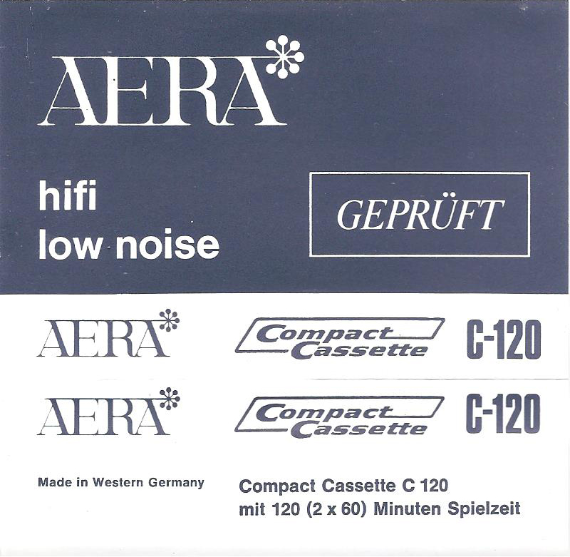 Compact Cassette: Unknown Aera -  120