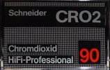 Compact Cassette Schneider CRO2 90 Type II Chrome 1980 Germany