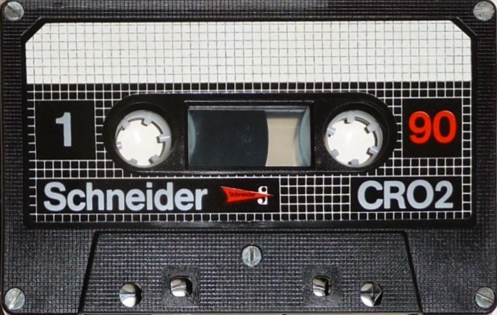 Compact Cassette Schneider CRO2 90 Type II Chrome 1980 Germany