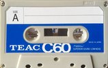 Compact Cassette Teac 60 Type I Normal 1977 Japan