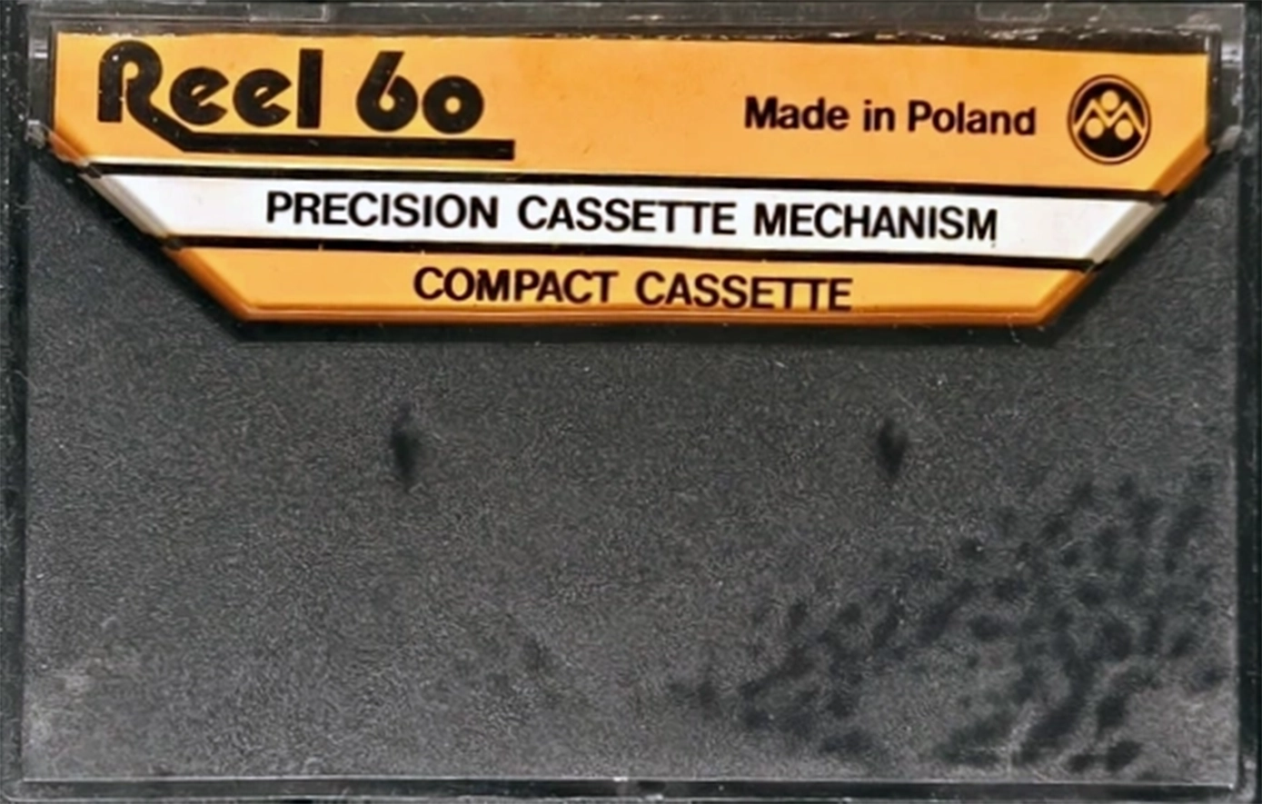 Compact Cassette Reel Super Ferro 60 "black" Type I Normal 1986 Poland