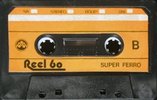 Compact Cassette Reel Super Ferro 60 "black" Type I Normal 1986 Poland