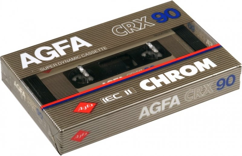 Compact Cassette AGFA CRX 90 Type II Chrome 1982 Europe