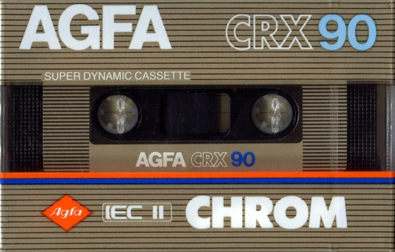 Compact Cassette AGFA CRX 90 Type II Chrome 1982 Europe