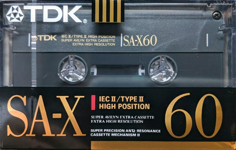 Compact Cassette: TDK  - SA-X 60