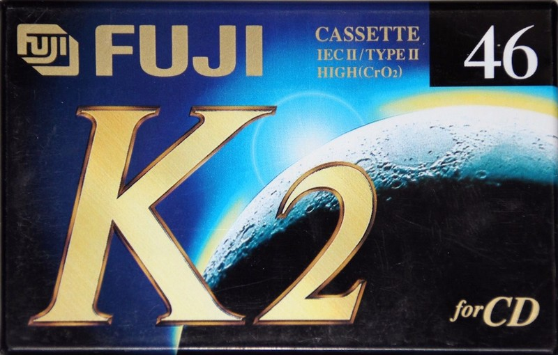 Compact Cassette Fuji K2 46 Type II Chrome 1995 Europe