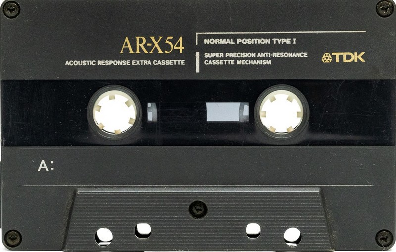 Compact Cassette TDK AR-X 54 "AR-X54M" Type I Normal 1990 Japan
