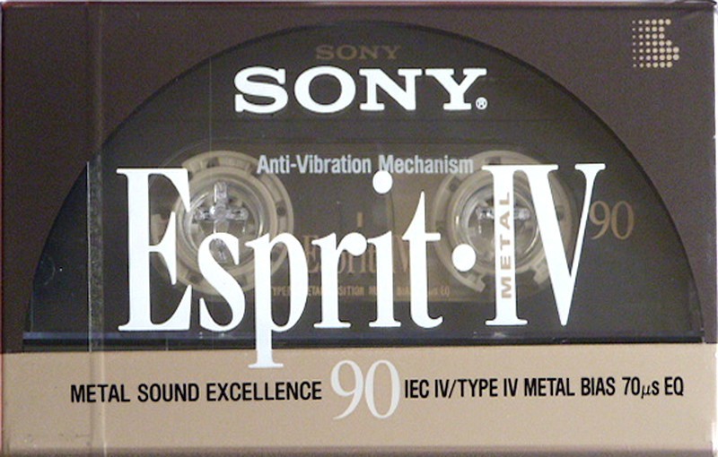 Compact Cassette Sony Esprit 90 "ESP IV-90" Type IV Metal 1992 Europe