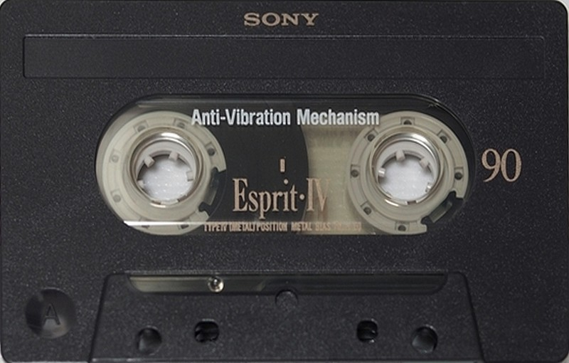 Compact Cassette Sony Esprit 90 "ESP IV-90" Type IV Metal 1992 Europe