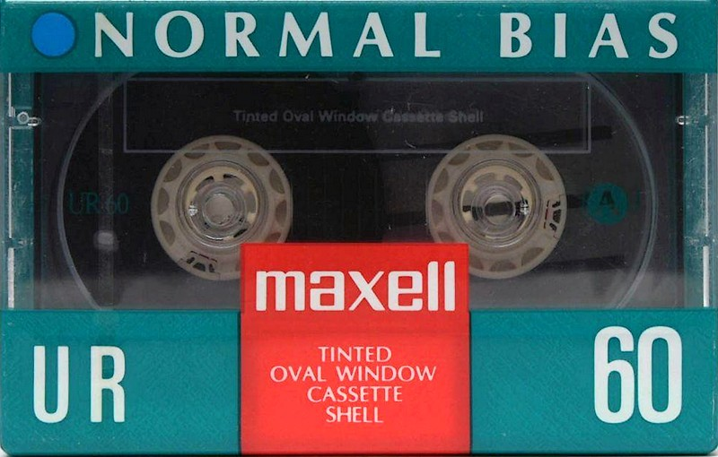 Compact Cassette Maxell UR 60 Type I Normal 1992 North America