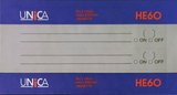 Compact Cassette Unica 60 "HE" Type I Normal Germany