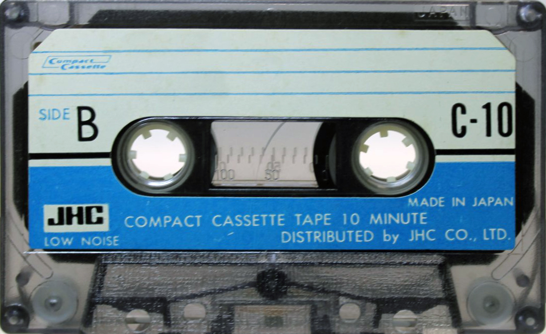 Compact Cassette JHC 10 Type I Normal 1978 Japan
