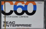 Compact Cassette Teac 60 "TEAC Enterprise" Type I Normal 1976 Japan