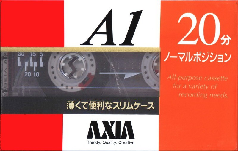 Compact Cassette: FUJI AXIA - A1 20