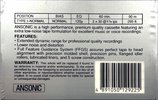 Compact Cassette Ansonic 60 Type I Normal Unknown Country