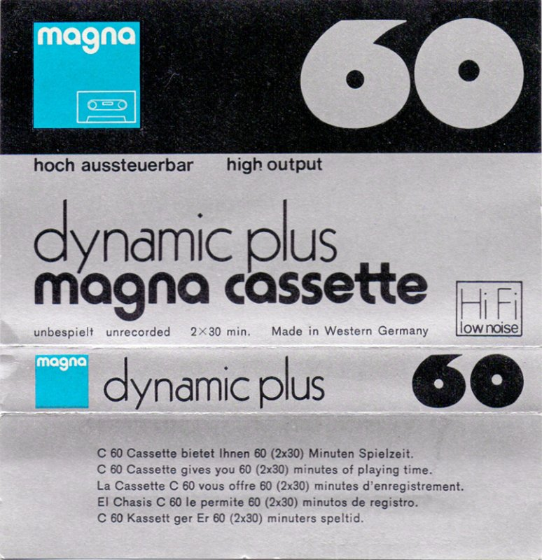 Compact Cassette: Magna  - Dynamic Plus 60