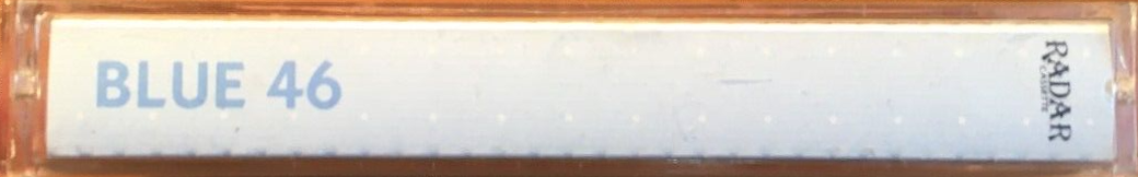 Compact Cassette Radar 40 "BLUE 46" Type I Normal 1988 Singapore