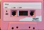 Compact Cassette Radar 40 "BLUE 46" Type I Normal 1988 Singapore
