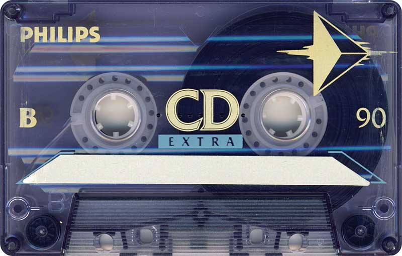 Compact Cassette Philips CD Extra 90 Type II Chrome 1994 Europe