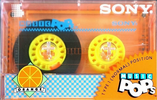 Compact Cassette Sony HF 46 "Orange POP 46O" Type I Normal 1985 USA