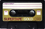 Compact Cassette SUPERTAPE Gold 90 Type I Normal 1978 USA