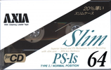 Compact Cassette AXIA PS-Is 64 "PS-1S A 64" Type I Normal 1990 Japan