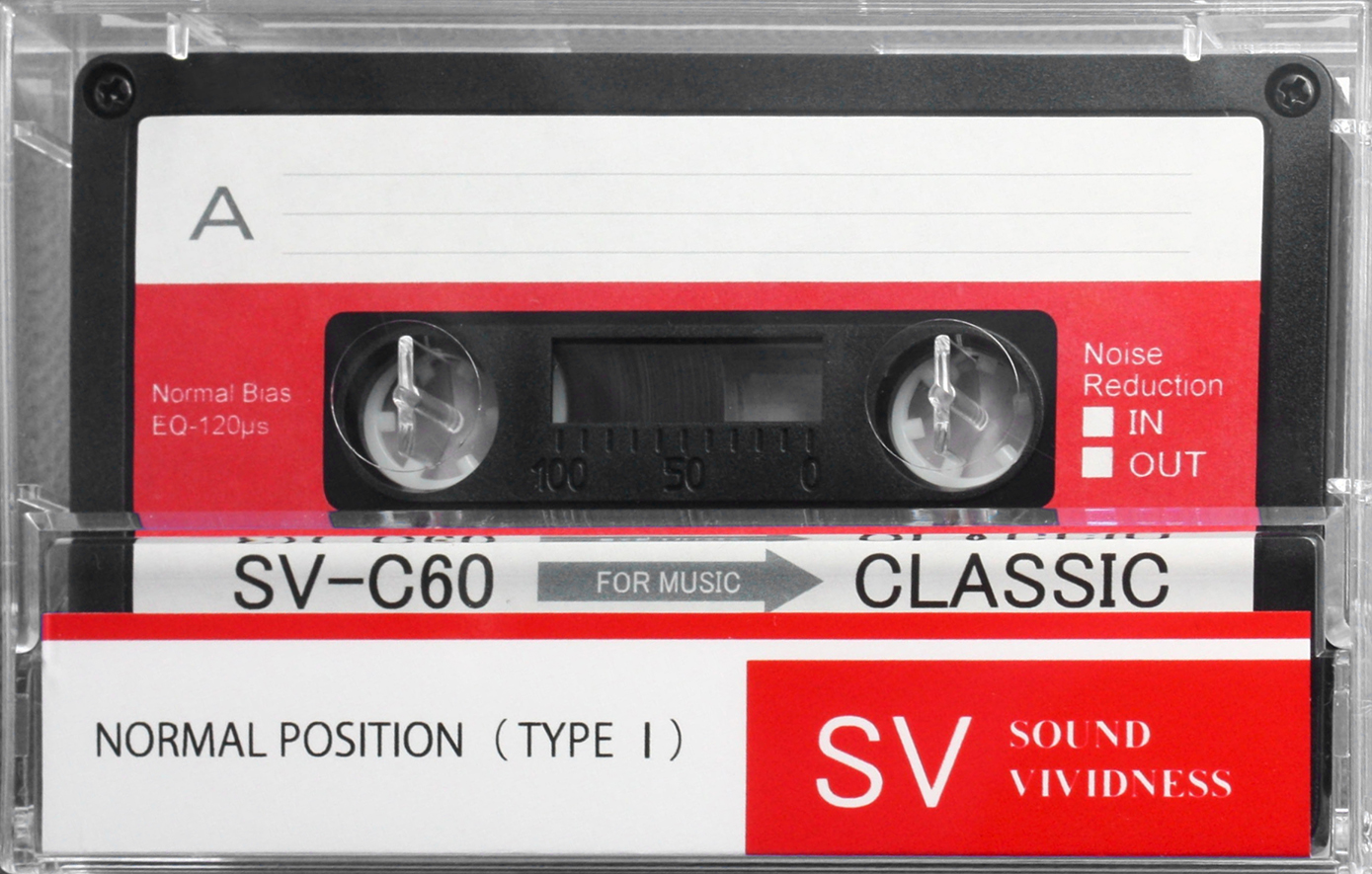 Compact Cassette Classic SV / Scarlet 60 Type I Normal 2021 Worldwide