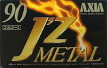 Compact Cassette AXIA J`z Metal 90 "JZMB 90" Type IV Metal 1993 Japan