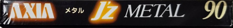 Compact Cassette AXIA J`z Metal 90 "JZMB 90" Type IV Metal 1993 Japan