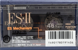 Compact Cassette Sony ES-II 46 "C-46ES2A" Type II Chrome 1992 Japan