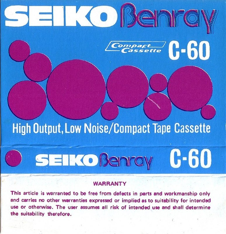 Compact Cassette:  Seiko - Benray 60