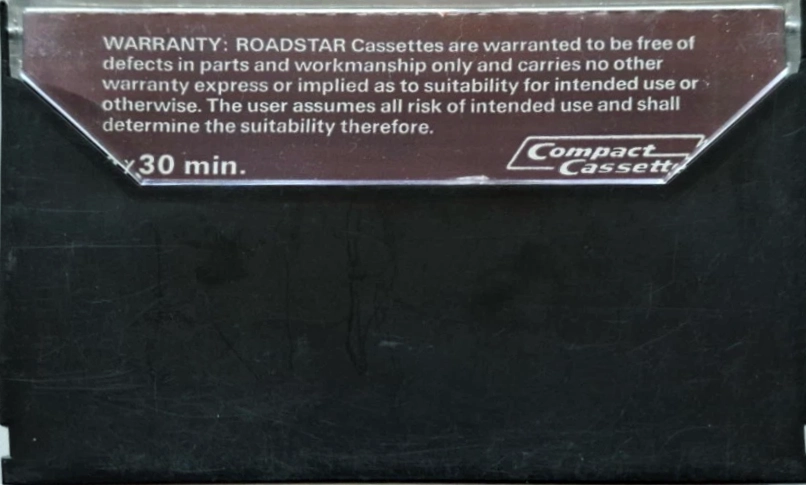 Compact Cassette Roadstar RS 60 Type I Normal 1978 Unknown Country