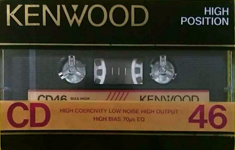 Compact Cassette Kenwood CD 46 Type II Chrome 1985 Japan