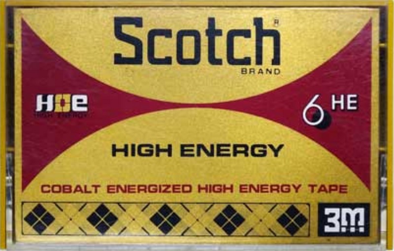 Compact Cassette Scotch High Energy 60 "Sumitomo 3M Limited" Type I Normal 1972 Japan