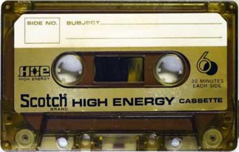 Compact Cassette Scotch High Energy 60 "Sumitomo 3M Limited" Type I Normal 1972 Japan