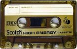 Compact Cassette Scotch High Energy 60 "Sumitomo 3M Limited" Type I Normal 1972 Japan