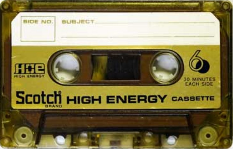 Compact Cassette Scotch High Energy 60 "Sumitomo 3M Limited" Type I Normal 1972 Japan