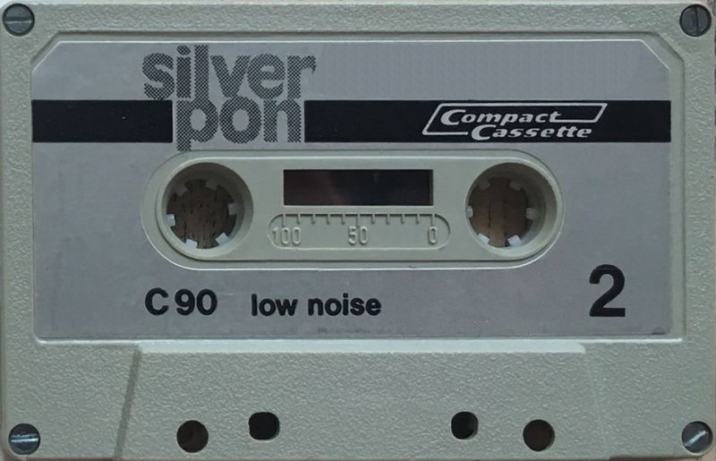 Compact Cassette: Unknown Silver Pon -  60