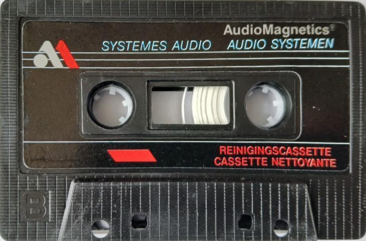 Compact Cassette Audio Magnetics "HC-100" Cleaning Cassette 1986 Europe
