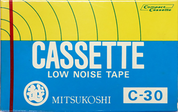 Compact Cassette Mitsukoshi 30 Type I Normal 1973 Japan
